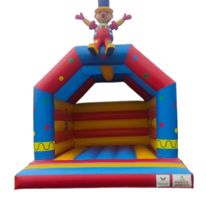 Hüpfburg Clown